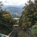 IMG 7942  Vue du parcours avec la ville de Baden-Baden en contrebas
