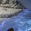 IMG 3849  Tout au sud, au-delà du Cap Horn, Tempête sur la mer avec animation combinant vague, images projetées et son.