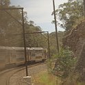 DSC02838  Sur la ligne des Blue Mountains. Le réseau autour de Sydney est électrifié en 1500V CC. Il a un écartement de 1435mm
