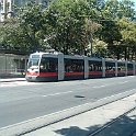 A Wien Tram01  Tram de la dernière génération (série ULF) en ville de Vienne