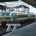 B 2100 Ostende  Deux locomotives de la série 2100 en attente à Oostende