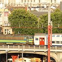 Ecosse046  Toujours près de Bruxelles-Midi. Cette fois c'est une locomotive de la série 21 (qui a précédé la série 27)