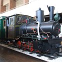 228  Locomotive à vapeur métroque dans le musée technique de Zagreb