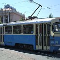 252  Les plus anciens, série 400, sont des trams de type Tatra T4YU. La firme tchèque Tatra a fournit pendant toute la période d'influence soviétique les trams pour la plupart des grandes villes du bloc de l'Est.