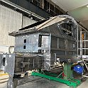 La caisse est entièrement soudée. Il y a plus de 6km de soudure par motrice