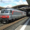 DSCF0918  Double traction de BB 67000 en livrée Corail+ en gare de Nîmes, avec un intercités à destination de Paris par Clermont-Ferrand.