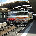 DSCF0922  Une BB 7200 avec un TER pour Perpignan en gare de Nîmes