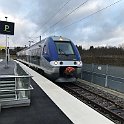 IMG 3167  Premier AGC arrivant à Meroux (TGV) le permier jour de circulation de la ligne réouverte