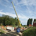 DSC19486  Construction d'une passerelle au niveau de la rue des Voges à Delle.