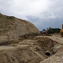 DSC19522  Construction du pont-route entre Bourogne et Charmois.