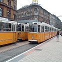 H BP tram03  Trams articulés de type Ganz à la place Astoria