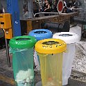 I poubelles  Poubelles pour le tri des déchets à Milano centrale