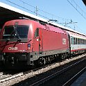 Interrail23 410  Un EC à destinatio  de Wien à Venezia-Mestre. Il comporte une taurus à chaque extrémité