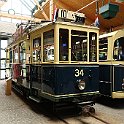 IMG 3975  On peut voir encore certaines motrices conservées ainsi que quelques anciens autobus au musée du tram