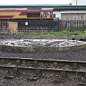 DSC21773  Plaque tournante. Derrière, à la gare de Didcot on voit une Class 66 EWS avec le logo DB, puisqu'EWS appartient à DB Cargo UK.