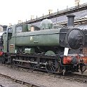 DSC21786  0-6-0PT: le T indique qu'il s'agit d'une locomotive avec réservoir d'eau sur la locomotive (et non dans un tender). Le P réfère à la forme du réservoir "Panier Tank".