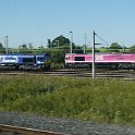 Ecosse627  Diverses locomotives au dépôt de Direct Rail Service près de Carlisle