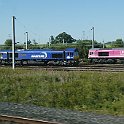 Ecosse628  Diverses locomotives au dépôt de Direct Rail Service près de Carlisle