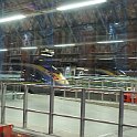 DSC25511  En gare de St Pancras International, rame Eurostar