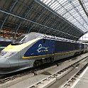 Ecosse102  Eurostar Class 373 (première génération, Alstom TGV TMST e300) à Saint-Pancras