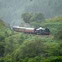 Ecosse452  Entre Lochailort et Glenfinnan, le ligne passe une sorte de col