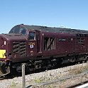 Ecosse643  Une class 37 utilisée par West Coast Railway pour des trains historiques stationnée à York