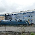 Ecosse110  Devant le musée ferroviaire de York se trouve la class 52 n° 1023 baptisée Western Fusilier.