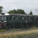 Ecosse112  Cette automotrice Class 108 composée d'une moitiée verte et d'une moitié bleue-
