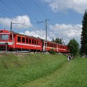 DSC05337  Le train a quitté Jakobsbad en direction de Gonten - Appenzell