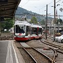 DSC05397  Arrivée à St. Gall, la rame part en course de service en bout de ligne