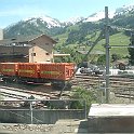 CH BLS Zweisimmen01  Zweisimmen: wagon de tranport de déchets.