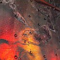 DSC24965  Dans la partie du tunnel excavée mais non équipée, il a fallu par endroit sécurisé le béton projeté avec un filet