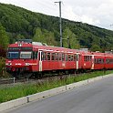 DSC08724  La rame complète en rouge à Belp (S4 Thun - Langnau)