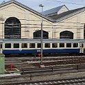 DSC11486  B VU I devant le dépôt de Aebimatt avec autocollant pour le centenaire du tunnel du Lötschberg