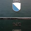 CH CFF Ae66 11412  Détail des armoiries de la 11412 "Zürich"
