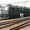 CH CFF Ae66 Nyon  Ae 6/6 11486 "Burgdorf". Nyon, 1987.