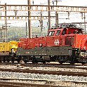 IMG 3062  Une Ae 940 avec des wagons de ballast à Olten