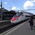 IMG 2342  Surprise à Fribourg: passage d'un ETR 610