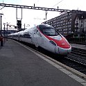 IMG 2344  Fribourg, il s'agit probablement d'une course de service, transfert vers Genève de cet ETR 610. Fribourg, 13.06.2014