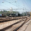 CH CFF Re44IIverte Nyon  Re 4/4 II avec IC composé de VU IV à Nyon