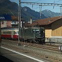 DSC18941  La 11161 à Brunnen après avoir tracté le RAe TEE II sur la section en ETCS L2 entre Erstfeld et Brunnen