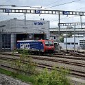 DSC08731  Re 474 devant le dépôt de Holligen à Bern. Elle s'y trouve pour des essais d'utilisation des 474 pour les trains internationaux Zürich - Milano.