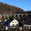 IMG 2304  Une Re 460 avec une rame de voiture EC sur le viaduc de Rümlingen