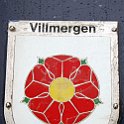 016cg  RBDe 560 016 Dottikon - Dintikon - Villmergen, écusson de Villmergen
