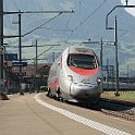 DSC01464  Gare de Schwyz, passage d'un ETR 610 en UM
