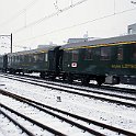 DSC11276  Le train est composé de voitures RIC lourdes et conduit les voyageurs aux journées Belle-Epoque de Kandersteg