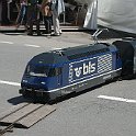 DSC12506  Il y avait aussi un train pour les enfants. Re 465 BLS par le petit train du Gurten