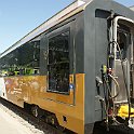DSC12534  Voiture avec bogie à écartement variable pour le TransGoldenPass sans changement de Montreux à Interlaken.