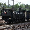 DSC01082  Un autre train effectuait des navettes entre Arth-Goldau et Schwyz, avec la Ed 3/3 4 "Schwyz".