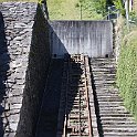 Restes de l'ancien funiculaire Lauterbrunnen - Grütschalp, première partie du chemin de fer Lauterbrunnen - Mürren avant son remplacement par un téléphérique.